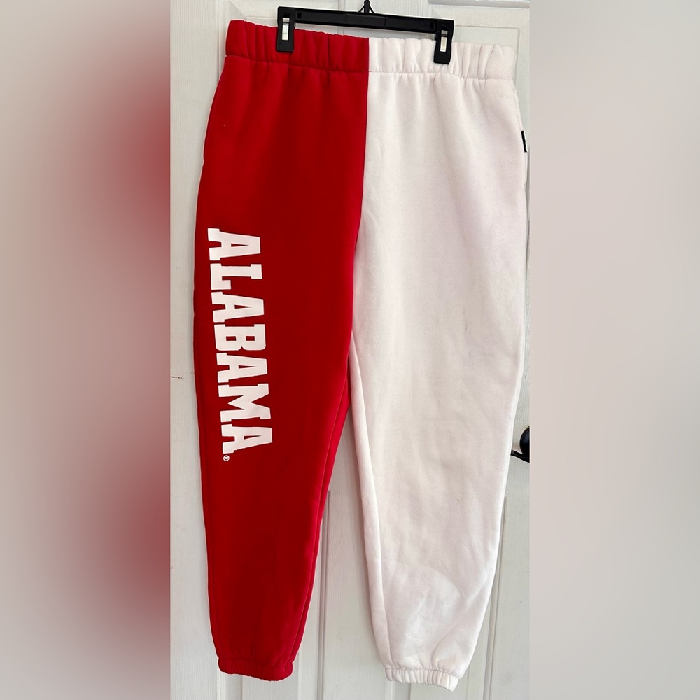 HIPE AND VICE!! University of Alabama, color block sweat pant.